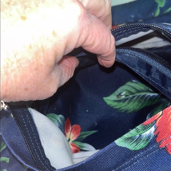 Vans Floral Blue Backpack / preowned - Picture 13 of 15